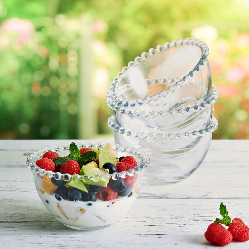 Fitz And Floyd 5.25-In Small Glass Bowl, Set Of 4 | Wayfair